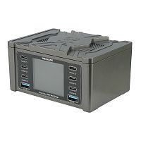 Зарядна станція з індикацією параметрів Mechanic V-Power 8 Ultra 160W (6 Type C - PD 20W/ 2 USB QC 3A/ Wireless charging 15W)