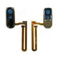 Шлейф Xiaomi Pocophone F1 m1805e10a со сканером отпечатка пальца (черный в рамке)