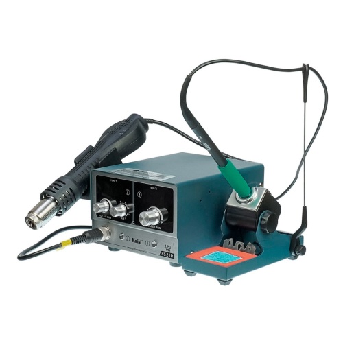 Паяльная станция прецизионная Kaisi 8521P-210, фен 100C - 450C, паяльник стандарта JBC 210 200C - 500C, 800W фото 2