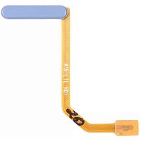 Шлейф Samsung Galaxy A15 A155F с кнопкой включения и сканером отпечатка пальца (AAA синий)