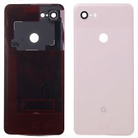 Задня кришка Google Pixel 3 XL (рожева оригінал 100% зі склом камери)