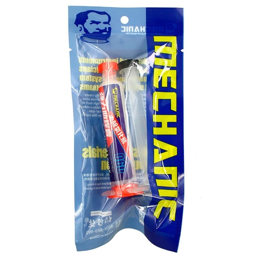 Флюс Mechanic Q60 - шприц 10 мл, для пайки нікелю та нержавіючої сталі фото 2 Флюс Mechanic Q60 - шприц 10 мл, для пайки нікелю та нержавіючої сталі фото 2