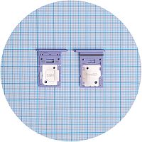 Держатель Sim карты Samsung Galaxy A54 A546 (фиолетовый 2 SIM (1 SIM + Micro SD))