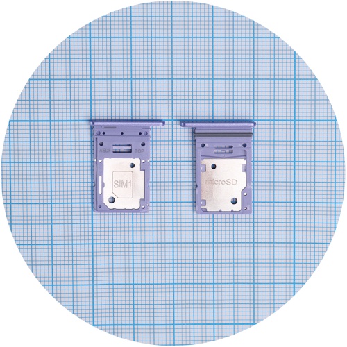 Тримач SIM карти Samsung Galaxy A54 A546 (фіолетовий 2 SIM (1 SIM + Micro SD)) Тримач SIM карти Samsung Galaxy A54 A546 (фіолетовий 2 SIM (1 SIM + Micro SD))