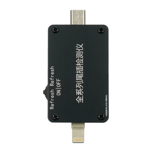 Тестер разъёмов питания Aida A-V68, Type C/ Lightning с ЖК дисплеем и встроенным АКБ фото 3 Тестер разъёмов питания Aida A-V68, Type C/ Lightning с ЖК дисплеем и встроенным АКБ фото 3