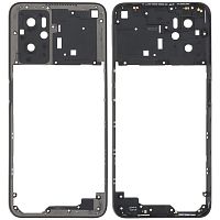 Рамка корпусу Oppo A76, A36 (чорна)