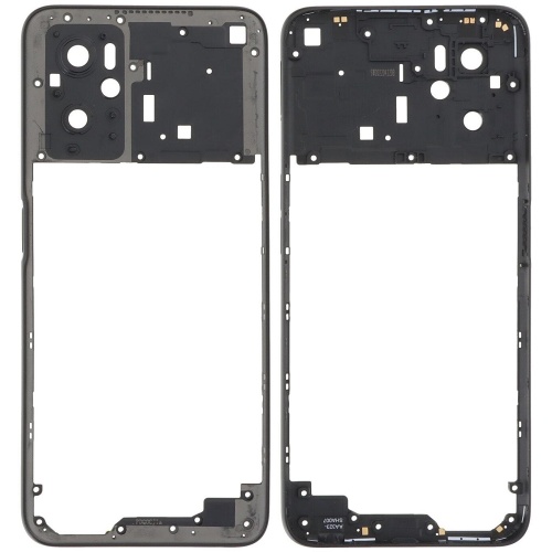 Рамка корпусу Oppo A76, A36 (чорна)