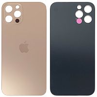 Задняя крышка Apple iPhone 12 Pro (золотистая оригинал Китай с кольцами)