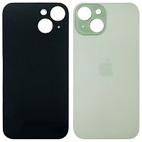 Задняя крышка Apple iPhone 15 (зеленая оригинал Китай с большим отверстием)