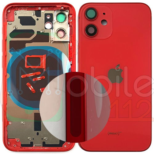 Корпус Apple iPhone 12 Mini (червоний оригінал Китай US)