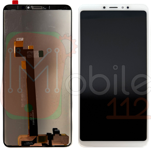 Дисплей Xiaomi Mi Max 3 з тачскріном (білий оригінал OEM)