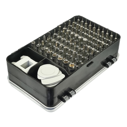 Набір інструментів Aida A-115in1 (ручка, 99 біт, 2 подовжувачі, пінцет, 10 оупентулів, магнітайзер, SIM-ключ) фото 3