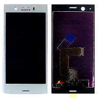 Дисплей Sony Xperia XZ1 Compact G8441 SO-02K з тачскріном (сріблястий оригінал Китай)