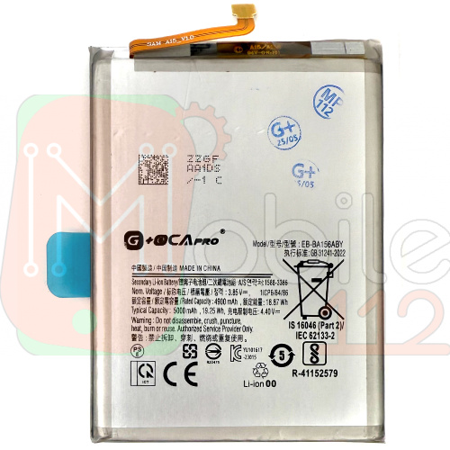 Акумулятор Samsung EB-BA156ABY Galaxy A15 4G A155 (оригінал G+OCA Pro 5000 mAh)