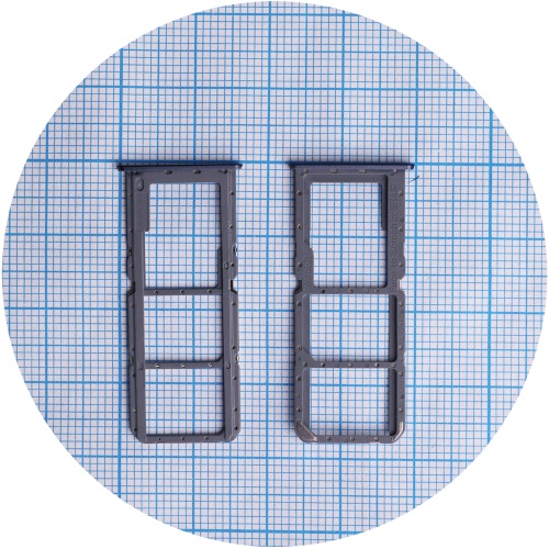 Тримач Sim картки Realme C33 2023 (темно-синій на 2 SIM + Micro SD)