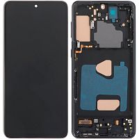 Дисплей Samsung Galaxy S21 Plus 5G G996B з тачскріном (IN-CELL із чорною рамкою)