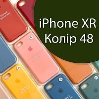 Чехол Silicone case для iPhone XR  (зеленый №48)