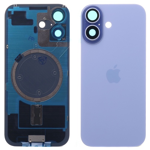 Задня кришка Apple iPhone 17 (блакитна оригінал Китай з рамкою, склом камери та магнітом)