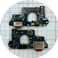 Шлейф Samsung Galaxy S20 FE G780F, Galaxy S20 FE 5G G781B, с разъемом зарядки и микрофоном (оригинал Китай версия 03A)