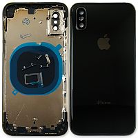 Корпус Apple iPhone XS (черный оригинал Китай)