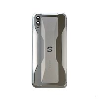 Задняя крышка Xiaomi Black Shark 2 (серебристая оригинал Китай со стеклом камеры)