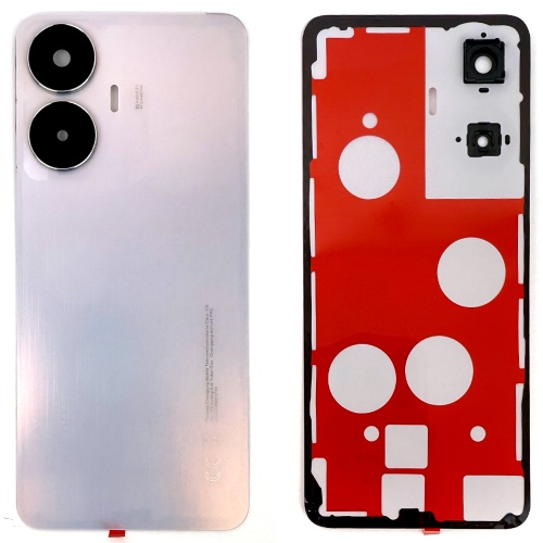 Задня кришка Realme C55 RMX3710 (блакитна оригінал Китай зі склом камери)