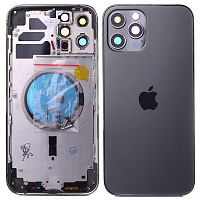 Корпус Apple iPhone 12 Pro Max (сірий оригінал Китай US)