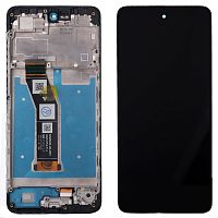 Дисплей Motorola Moto E14 з тачскріном (оригінал Китай з рамкою - уцінка)