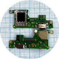 Шлейф Infinix Note 40 X6853, Note 40 Pro X6850 з роз'ємами зарядки та Sim-карти з мікрофоном - нижня плата (оригінал 100%)