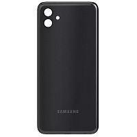 Задняя крышка Samsung Galaxy A04 A045F (черная со стеклом камеры)