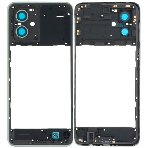 Рамка корпусу Motorola Moto G54 Power XT2343-6 (зелена зі склом камери)