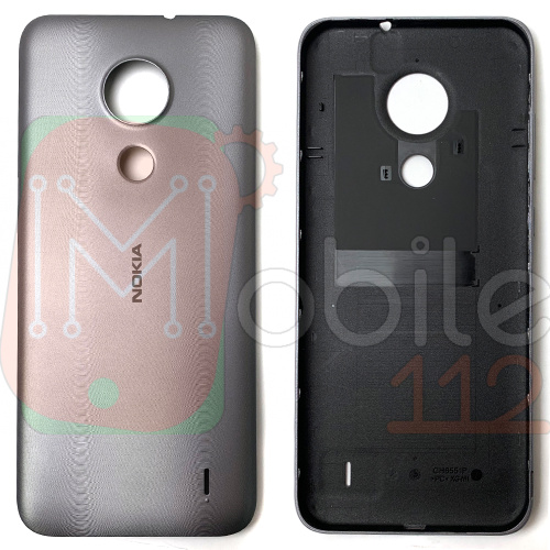 Задня кришка Nokia C21 TA-1356,TA-1352 (сіра оригінал Китай)