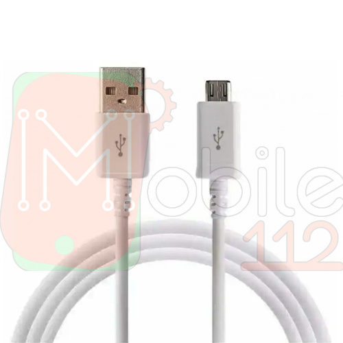 Кабель зарядки Micro USB 85см 2А (білий)