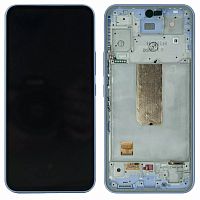 Дисплей Samsung Galaxy A54 A546 + тачскрин (оригинал OEM SP с фиолетовой рамкой)