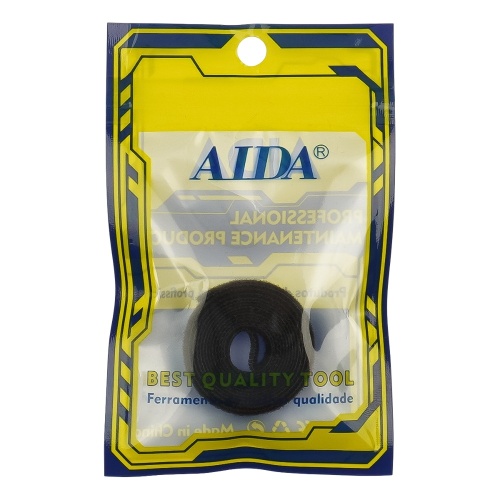 Кабельний органайзер Aida для стяжки дротів з липучкою, 10 мм x 1 м, чорний фото 2