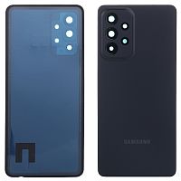 Задняя крышка Samsung Galaxy A53 5G A536B (черная оригинал Китай со стеклом камеры)