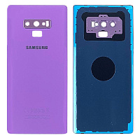 Задня кришка Samsung Galaxy Note 9 N960F (фіолетова оригінал Китай зі склом камери)