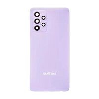 Задняя крышка Samsung Galaxy A52 A525F (фиолетовая оригинал Китай со стеклом камеры)