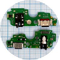 Шлейф ZTE Blade A75 4G Z2359 з роз'ємами зарядки, навушників та мікрофоном - нижня плата (AAA)