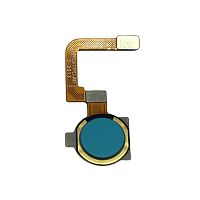 Шлейф Realme C15 RMX2180,  Realme C17 RMX2101 зі сканером відбитка пальця (синій оригінал Китай)