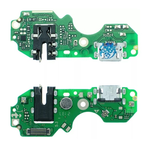 Шлейф Tecno Spark Go 2022 KG5h з роз'ємами зарядки та навушників, мікрофоном - нижня плата (AAA)