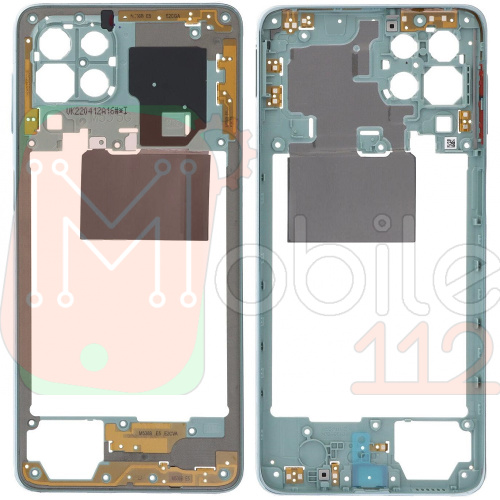 Рамка корпусу Samsung Galaxy M53 M536B (зелена)