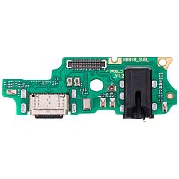Шлейф Tecno Pova 3 LF7n з роз'ємами зарядки та навушників, мікрофоном - нижня плата (оригінал Китай)