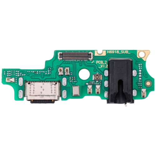 Шлейф Tecno Pova 3 LF7n с разъемами зарядки и наушников, микрофоном - нижняя плата (оригинал Китай)