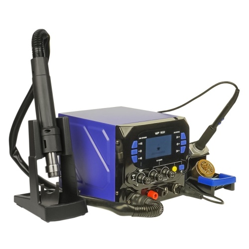 Паяльная станция прецизионная WEP 983D (фен 100C-500C, паяльник стандарта JBC 245 90C-450C, блок питания 20V 3.5A, USB A 5V 2A) фото 3