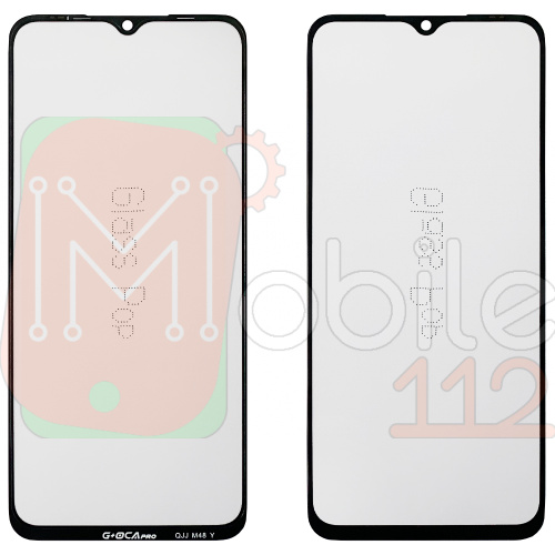 Скло дисплея Xiaomi Poco M5, Poco M4 5G, Redmi 10 5G, Note 11E (OCA Pro з плівкою)