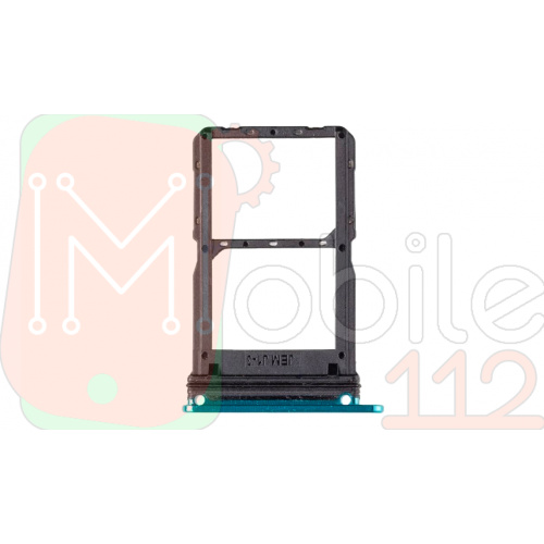 Тримач SIM карти Xiaomi Mi Note 10, Mi Note 10 Pro, Mi Note 10 Lite, Mi CC9 Pro (зелений на 2 SIM)