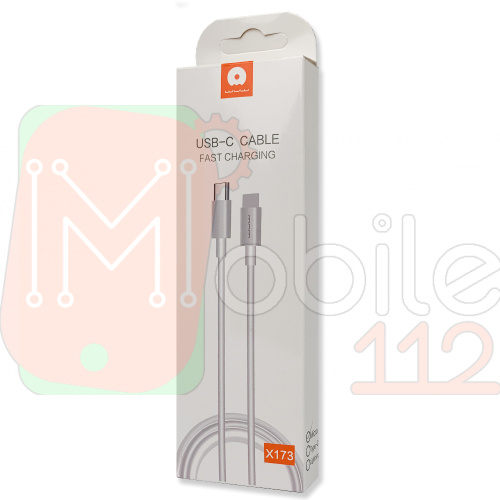 Кабель зарядки WUW X173 Type C to Micro 12W белый