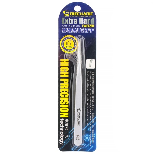 Пінцет Mechanic X-12 прямий гострий, антистатичний, 135 мм фото 2 Пінцет Mechanic X-12 прямий гострий, антистатичний, 135 мм фото 2