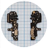 Шлейф Realme C67 RMX3890 с разъемами зарядки и наушников, микрофоном - нижняя плата (AAA)